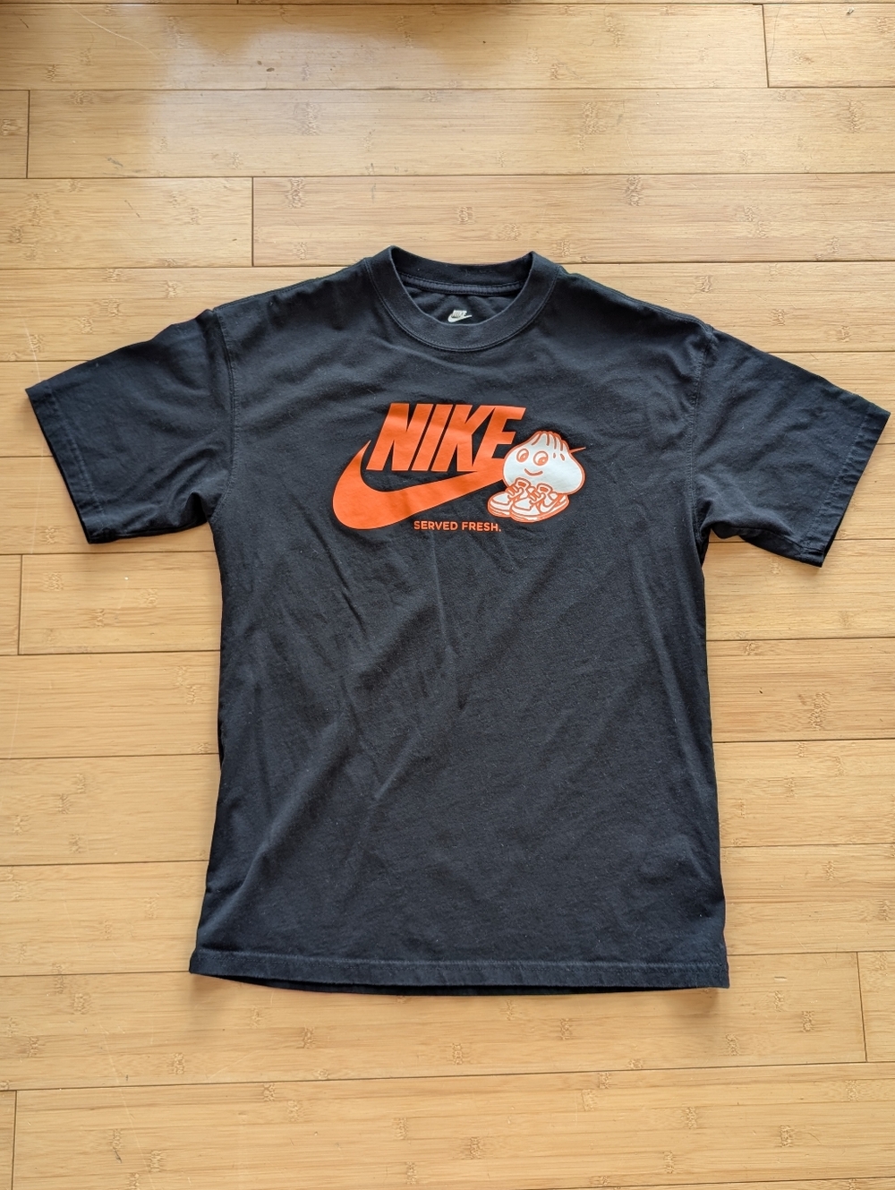 Nike Black Dumpling Bao Sole Food Graphic T-Shirt